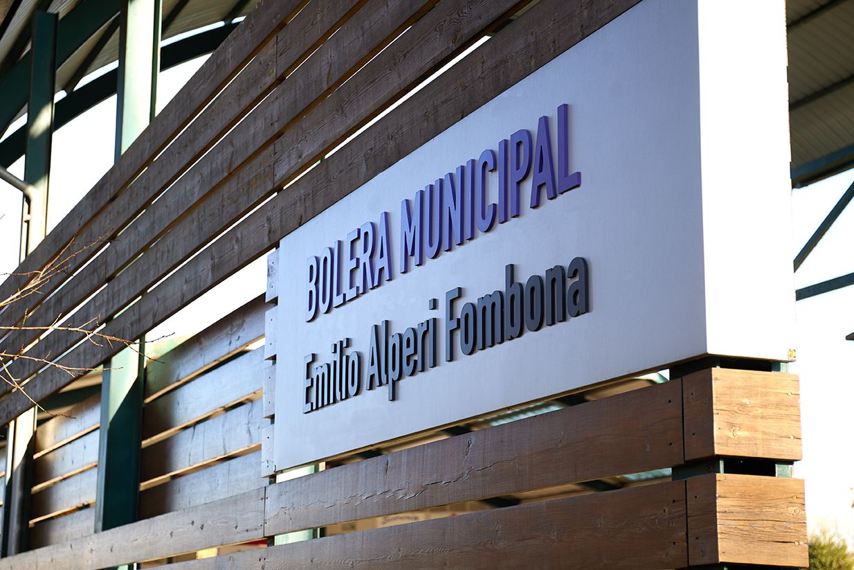 Señal bolera municipal del Ayuntamiento Noreña