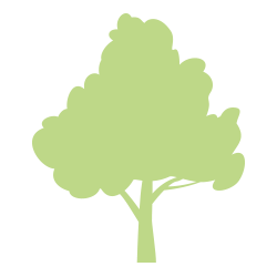 Icono Árboles autóctonos Noreña en verde