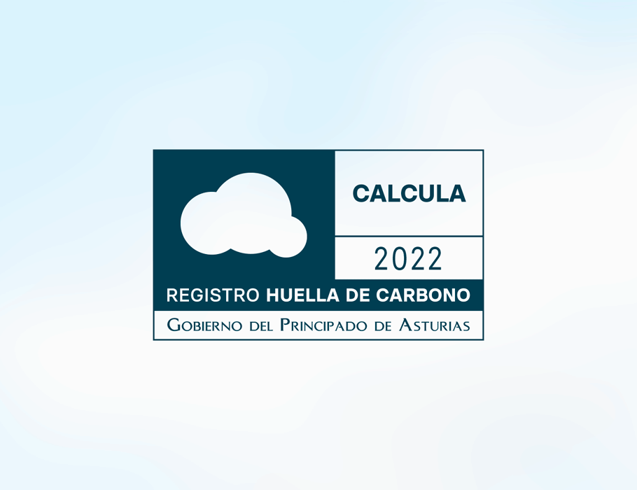 distintivo de registro de huella de carbono de asturias