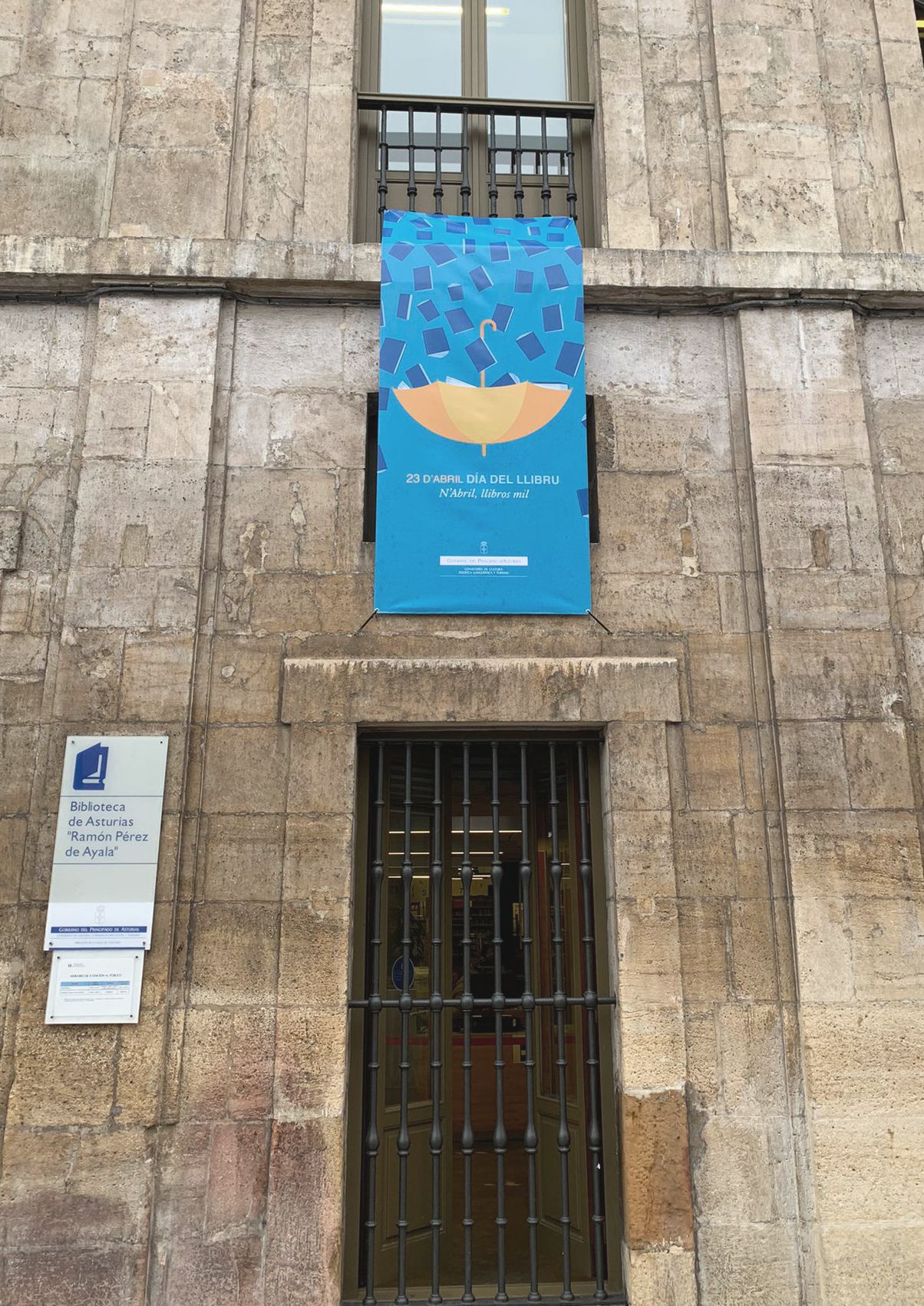 Lona Biblioteca Oviedo